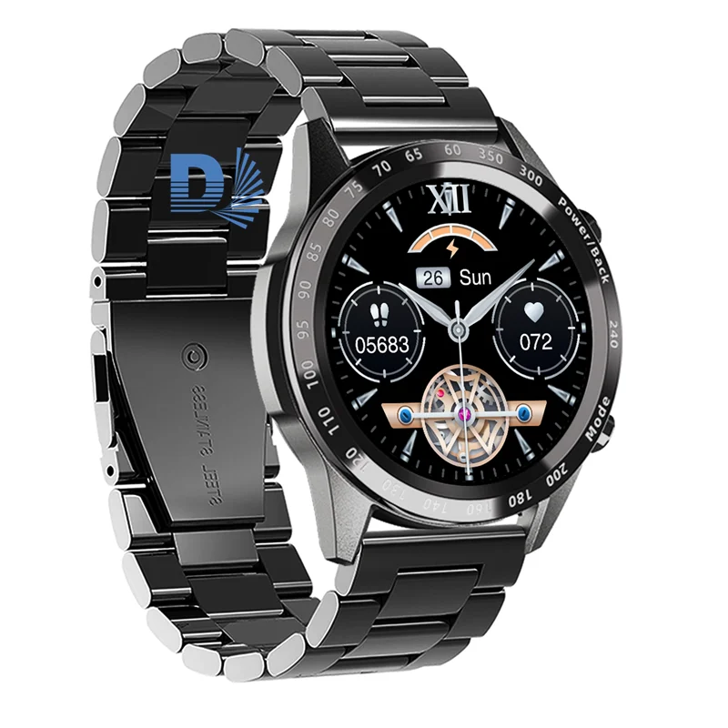 

Full touch screen round calling function smartwatch waterproof buy stainless steel mens luxury smart watch dk5