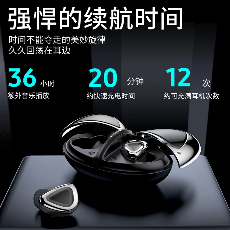 CTYPE Hot style TWS M2 bluetooth earphone waterproof hifi audio quality 5.0 true wireless in-ear running bluetooth earphone wir - ANKUX.COM