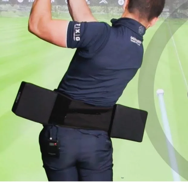 

2 Box design Swing Rotation Golf Training Aids, Black