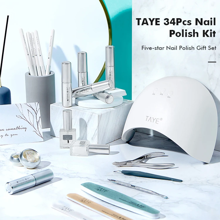 

In Stock Hot Sale Salon DIY Pack 10 Colour UV Gel Nail Gel Polish Set with Tools UV Lamp