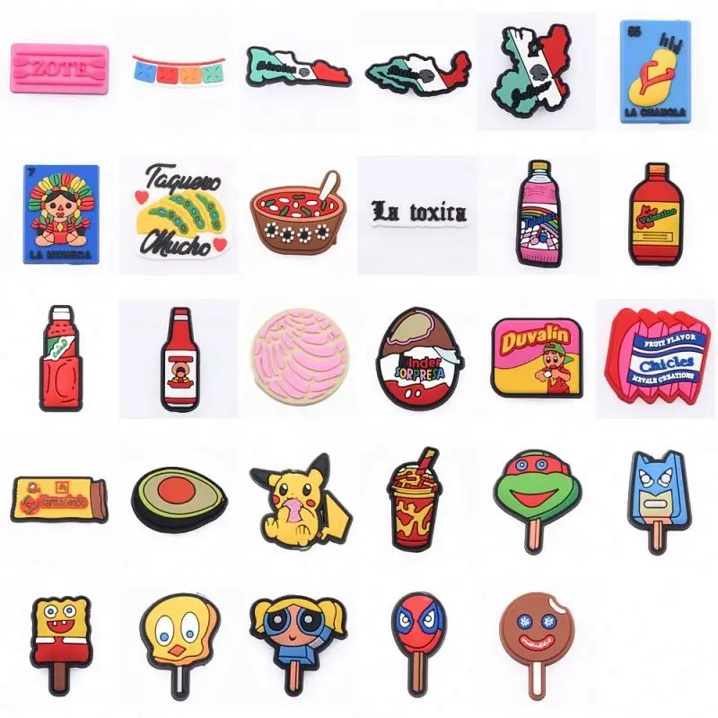 

2021 UNN Wholesale PVC designer charms Custom designer charms for designer charms and bracelet gifts for kids, Jewelry