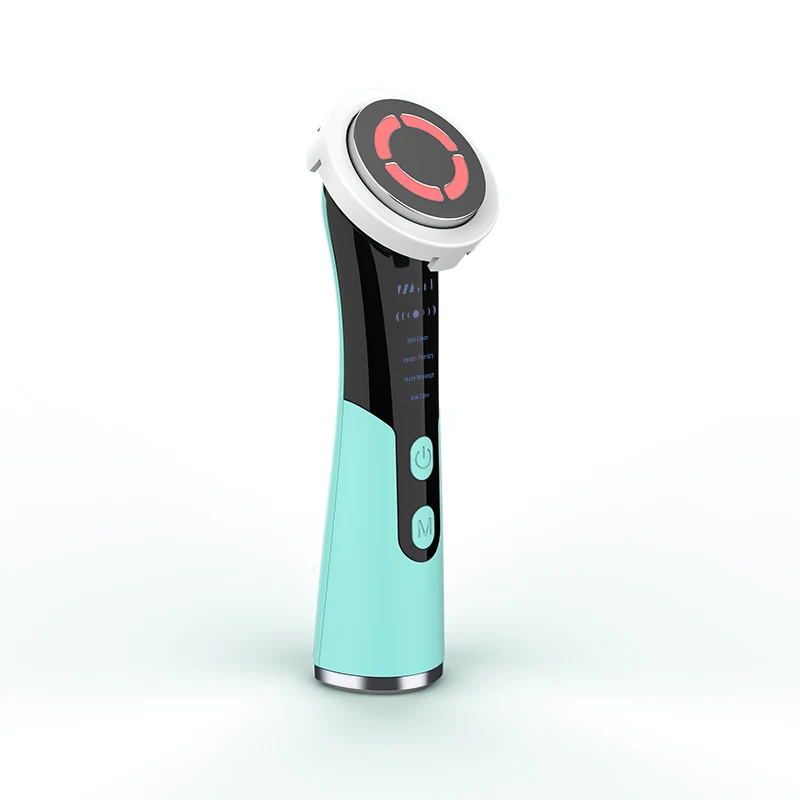 

Skin Toning Device Hot And Cold Face Massager Photon Light Therapy Machine, Blue/pink/gold/white