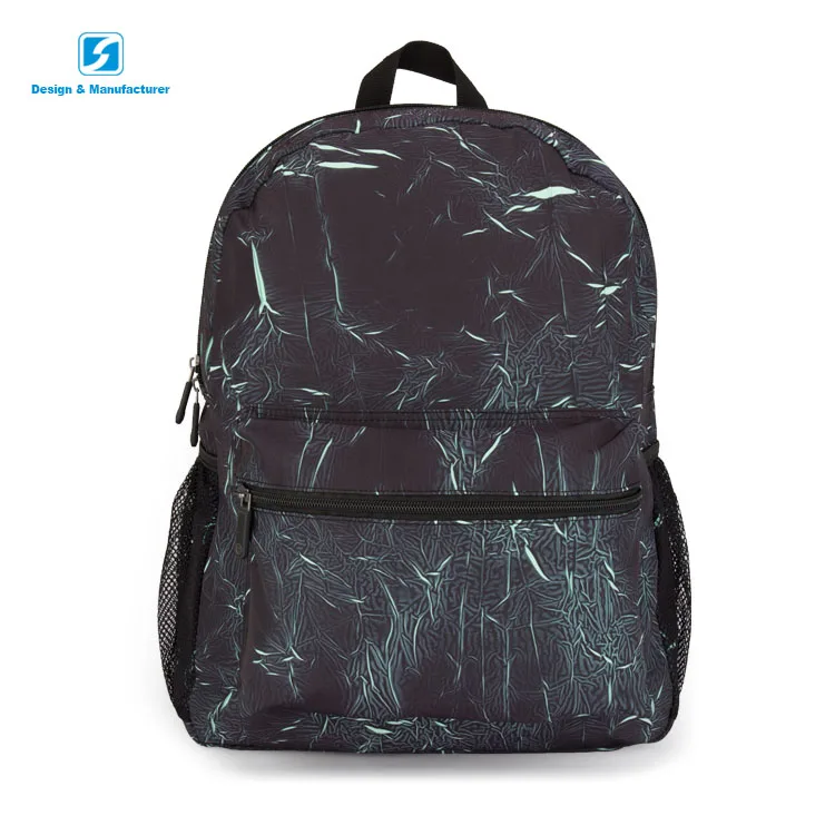 

Popular men portable large capacity school casual carring backpack bag, Black