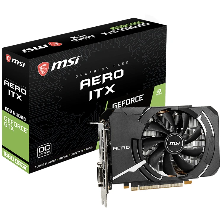 

Wholesale MSI GeForce GTX 1660 Super AERO ITX OC Gaming 6GB Graphics Card With Video Card In Stock