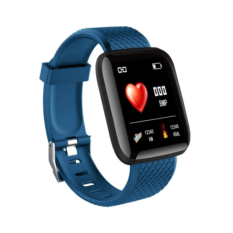 

Id116 Plus Smart Bracelet Ip67 Fitness Tracker Color Screen Smart Watch Heart Rate Blood Pressure Pedometer Sleep Monitor, Red,black,blue,green, purple