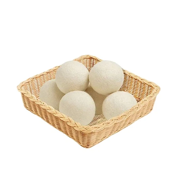 

Set of 6 Pack XL 100% Organic New Zealand Wool Dryer Balls, Custom color