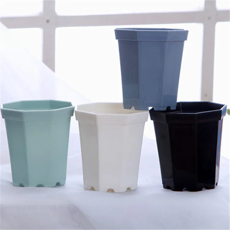 

wholesale cheap Durable Home white supplier small outdoor Garden plant seedling nursery plastic flower pots for sale, Customized color