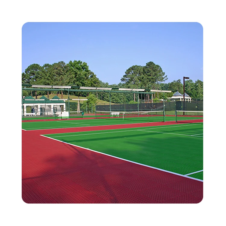 

Free sample customized techo para pista de tenis plastic event flooring padel court paddle tennis