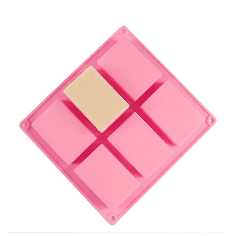 

6 cavities square soap mold soap moulds silicone soap molds