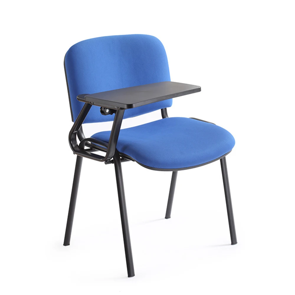 带折叠式平板学生椅子带扶手的学生椅子学校家具学生黑色椅子带书写垫