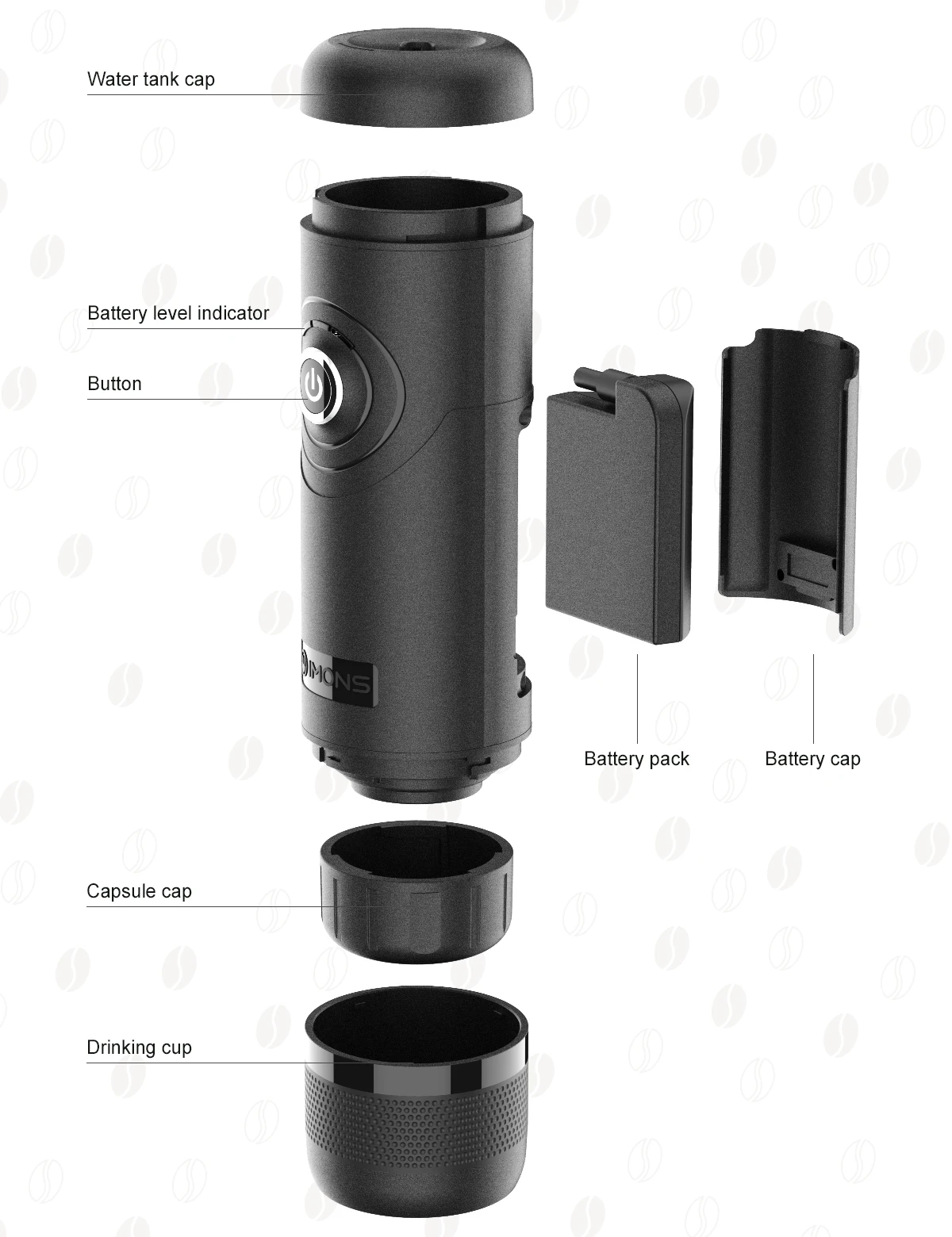 
Portable 12v small Turkish coffee maker espresso machine for travel camping outdoor use 