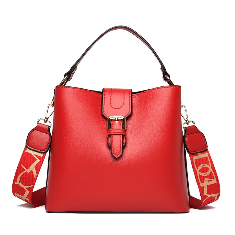 

Ladies luxury bag 2021 new retro famous brand designer messenger bag large capacity luxury handbag lady bucket bag