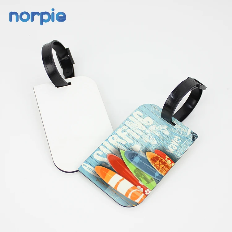 

Customized Wholesale Wood Sublimation Blank Suitcase Tags, White