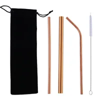 

Made of food-grade 18/8 stainless steel 304 FDA approved stainless steel metal straw