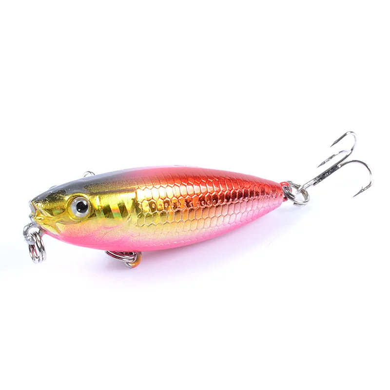 

5.9cm/6.9g Artificial Floating Pencil ABS Plastic Hrad Bait 3D Eyes 8 # With Hook Wobblers Bionic Bait Waterproof Ocean