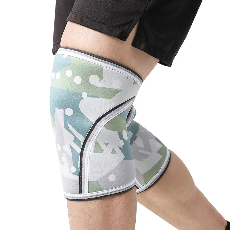 

New arrival diving material adjustable stabilising neoprene health 7mm knee sports protector care pads knee, 7 color