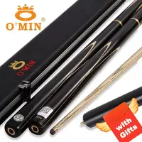 

Wholesale Free Shipping O'MIN 3/4 Split Billiard Snooker Cue 9.5mm 10mm Tip with Extension Case for Gifts Billar Cheap Price
