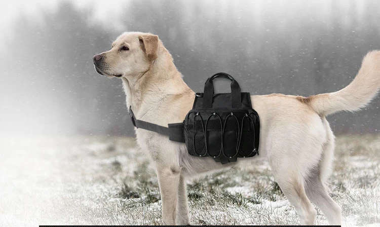 户外可调宠物携带者狗狗背包鞍袋狩猎背包大狗
