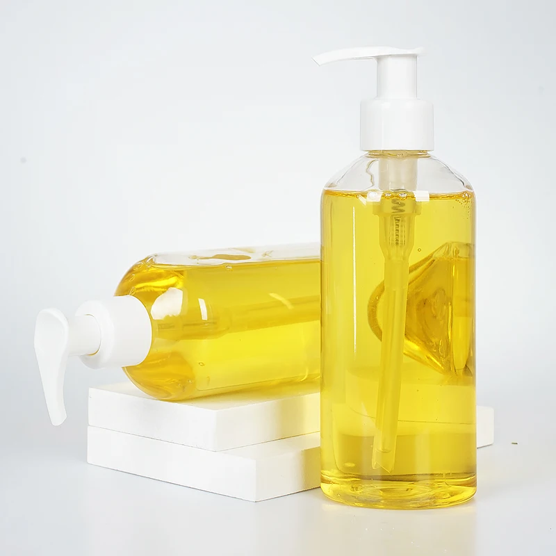 

OEM ODM Natural Organic gel de douche Almond Shower Oil Nourishing Cleansing Bath Oil, Light yellow