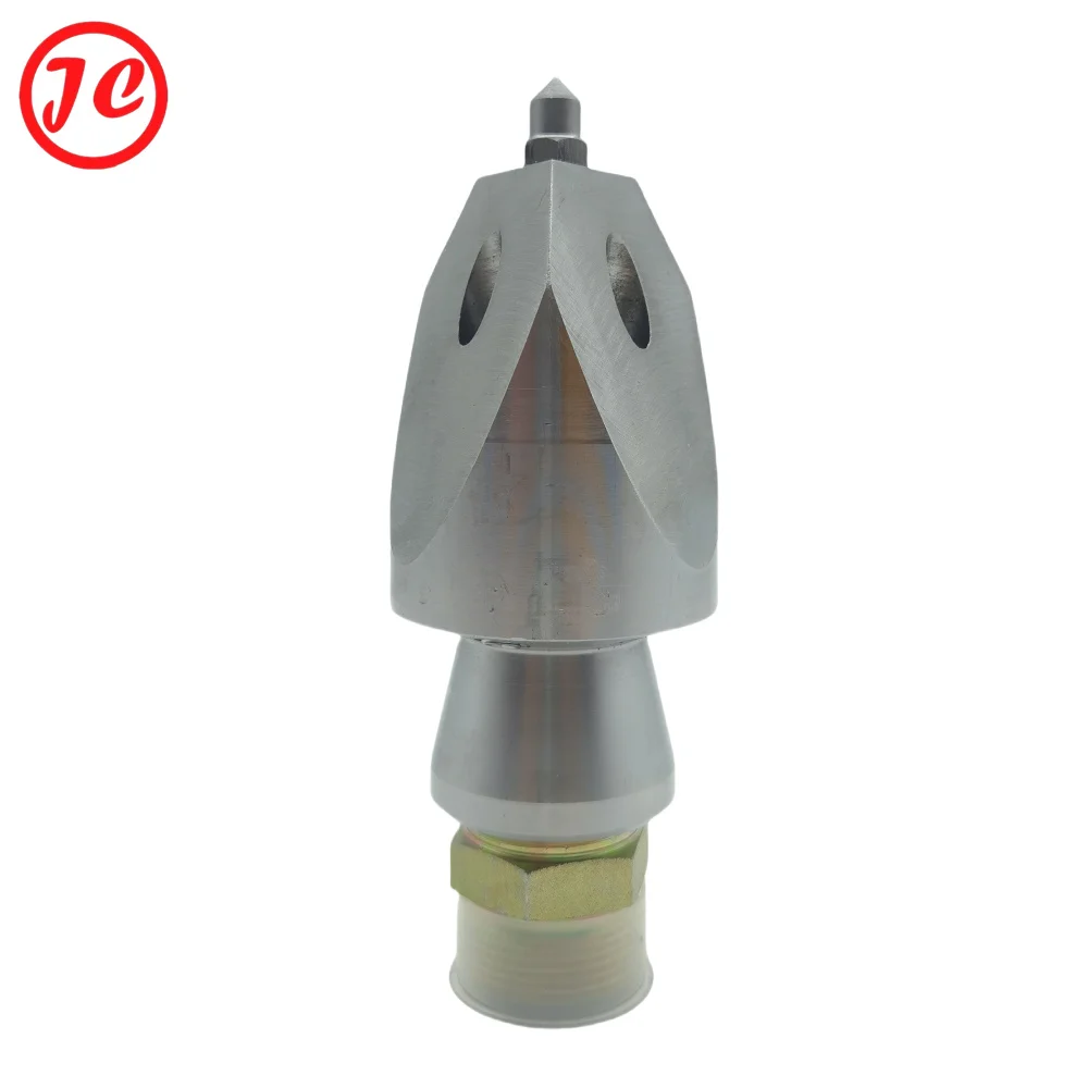 High Pressure Spray Nozzle Head Car Washing Machine Accessories Stainless Steel Dredging Sewer