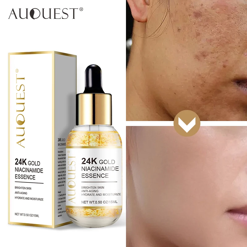 

Beauty Skincare Products Face Serum For Anti Aging Tightening Skin Deep Moisturizing 24K Gold Niacinamide Serum