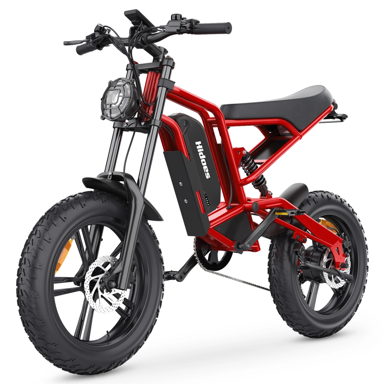 

Dropshipping UK US Warehouse Hidoes B6 electric bike 60km/h 45km Range Folding Moped 20inch Electric Bike