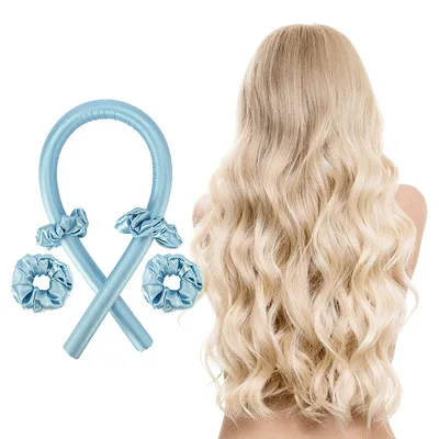 

silk heatless hair curls band curling tools ribbon foam curler hair curl roller heatless curls