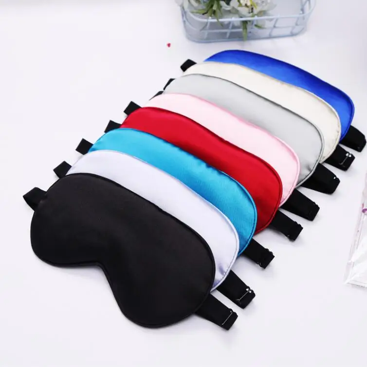 

Natural Silk Sleep Mask & Blindfold Super-Smooth Eye Mask Customized Logo Comfortable Eye Cover for Travel