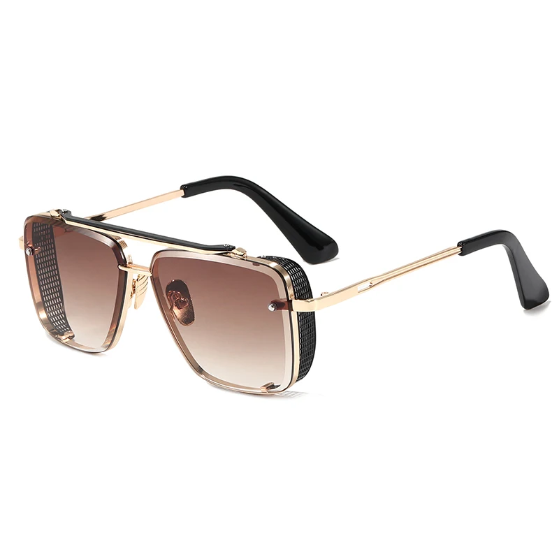 

Superhot Eyewear 13161 Fashion Metal Frame Sun glasses UV400 Men's Gradient Shades Sunglasses