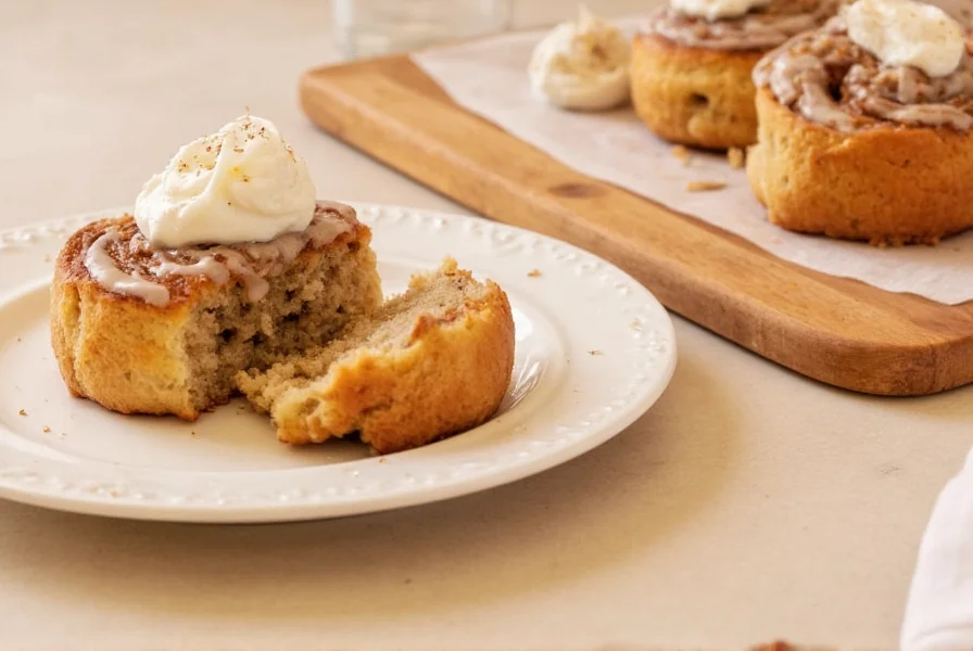 Healthy cinnamon rolls with whole wheat swirls and natural glaze