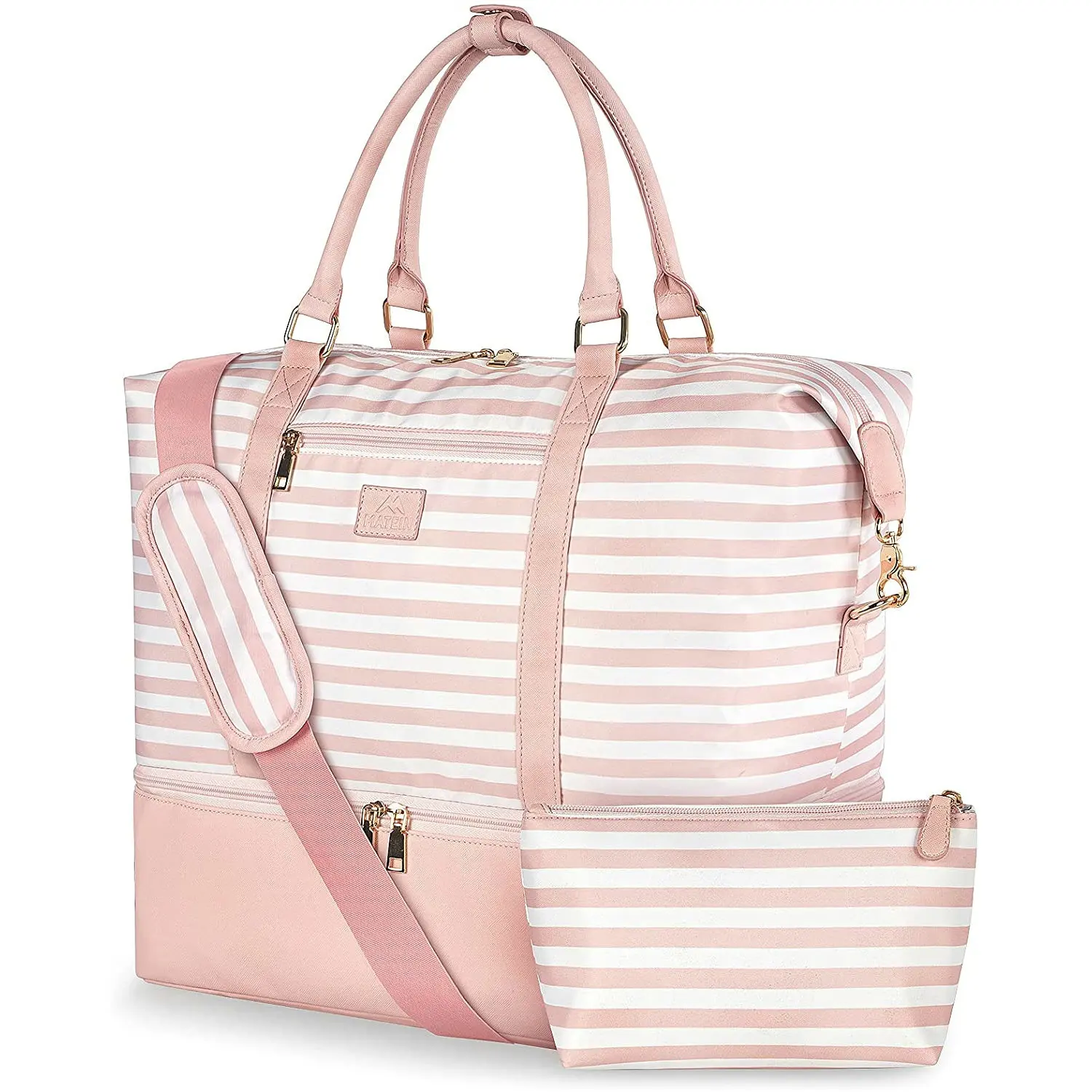

Wholesale Luxury Designer Women Overnight Gym Handbag Light Weight Sport Bag Travel Duffel Bag with Shoe Compartment
