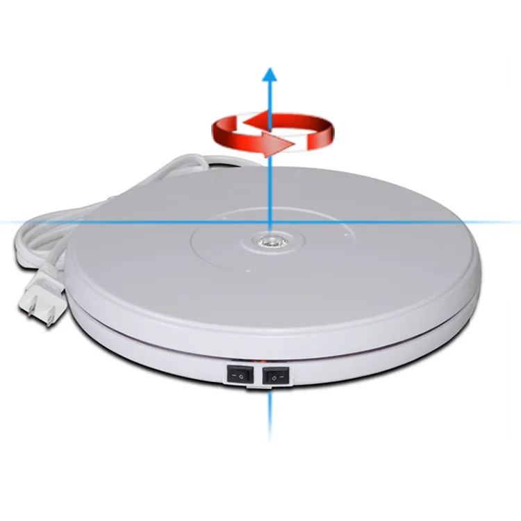 

Turntable-BKL 25CM 360 Electric Rotating LED Turntable for Photography shooting switch Control 230V