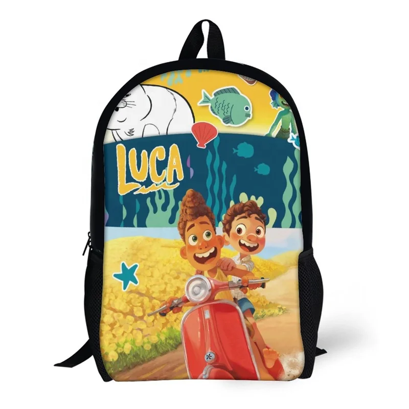 

Low MOQ 17inch Customized Digital 3D Printed Students Kids School Bag Custom Logo Photo Personalized Backpack Bag