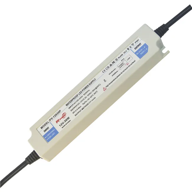 

30W 12V IP66 Waterproof LED Switching Power Supply Driver super driver, Silver