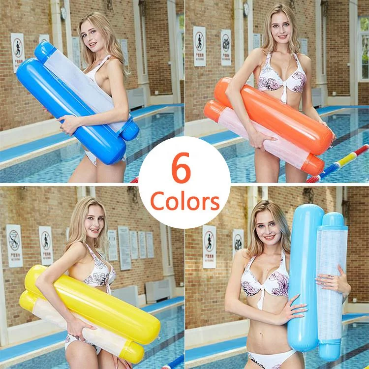 

Air Hammock Pure Color Water Hammock Recliner Inflatable Floating Swimming Mattress Sea Swimming Ring Pool Lounge Bed