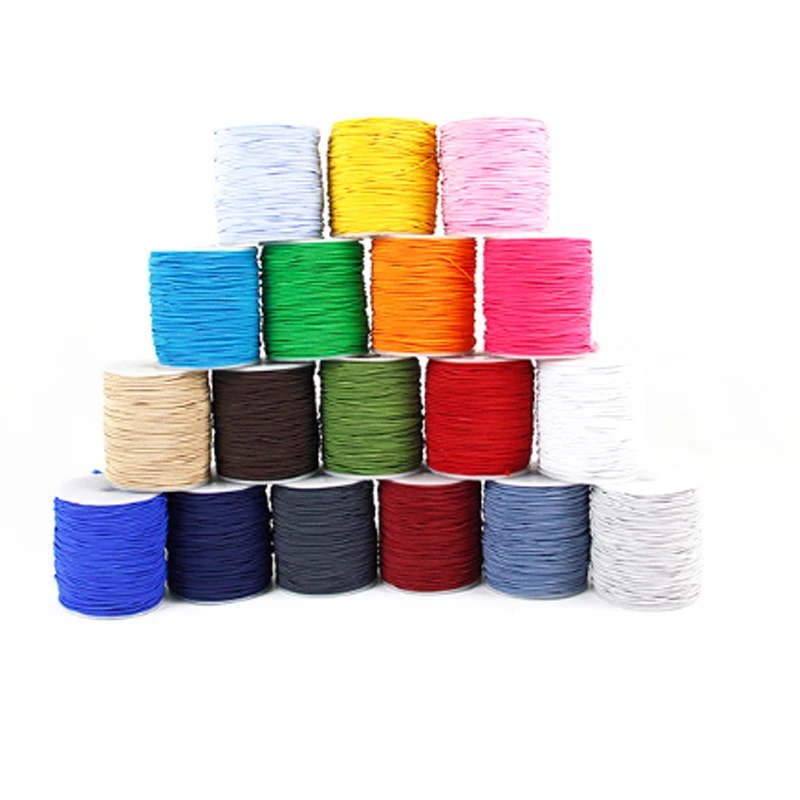 

wholesale 1mm elastic cord blue white and many colors