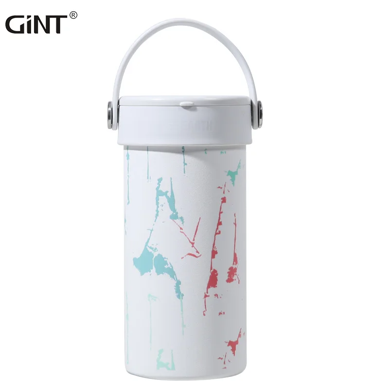 

GiNT 300ml Eco Friendly Powder Coated Stainless Steel Double Wall Insulated Cups Thermal Water Bottle for Winter, Customized colors acceptable