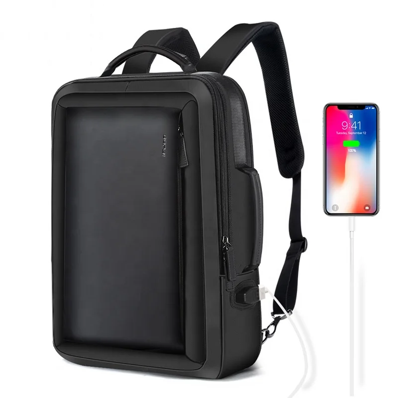 

Wholesale BOPAI men multifunction expandable usb charging business waterproof anti theft travel bag pack 15.6 laptop backpack