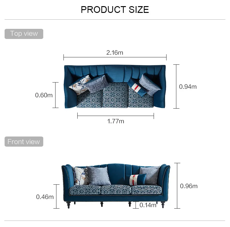 Factory Price Modern L Shape Recliner American Style Sofa Set 3 2 1