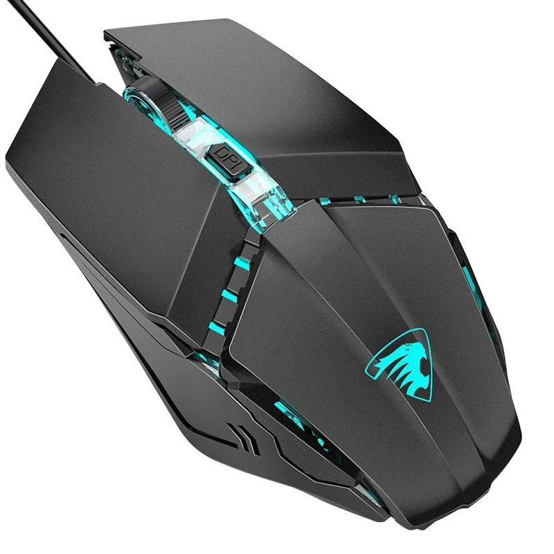 

YX110 Wholesale Electronic Game Wired Mouse Suitable For Desktop Computer And Notebook Computer Gaming Mouse, Black/white