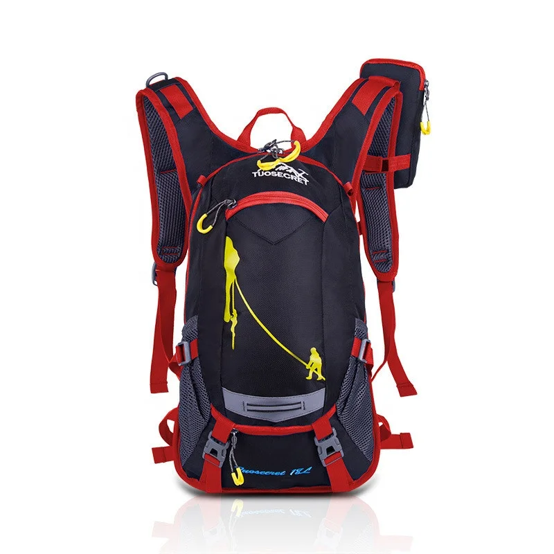

Outdoor Mountaineering Outdoor Riding Bicycle Backpack Water Bag Water Resistance Helmet Basketball Mobile Phone Bag, Black camouflage khaki