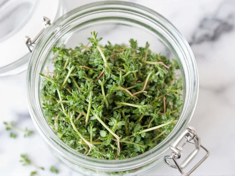 How to Store Fresh Thyme: Best Methods for Longevity