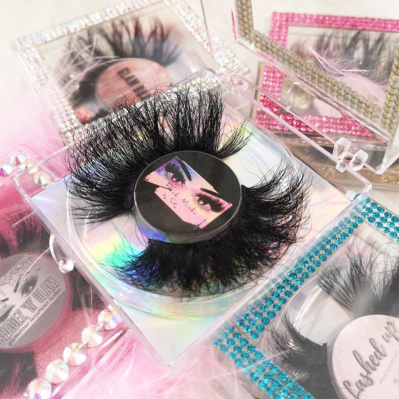 

Wholesale false mink strip dramatic eyelashes 3d mink eyelash 25mm siberian strip mink fluffy eye lash vendors, Natural black mink eyelashes