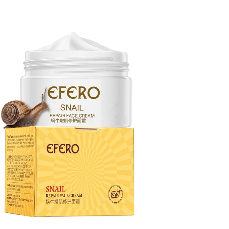 

Skin Care Anti Wrinkle Anti Aging Moisturizing Nutrition Repair Collagen Efero Snail Skin Whitening Face Cream