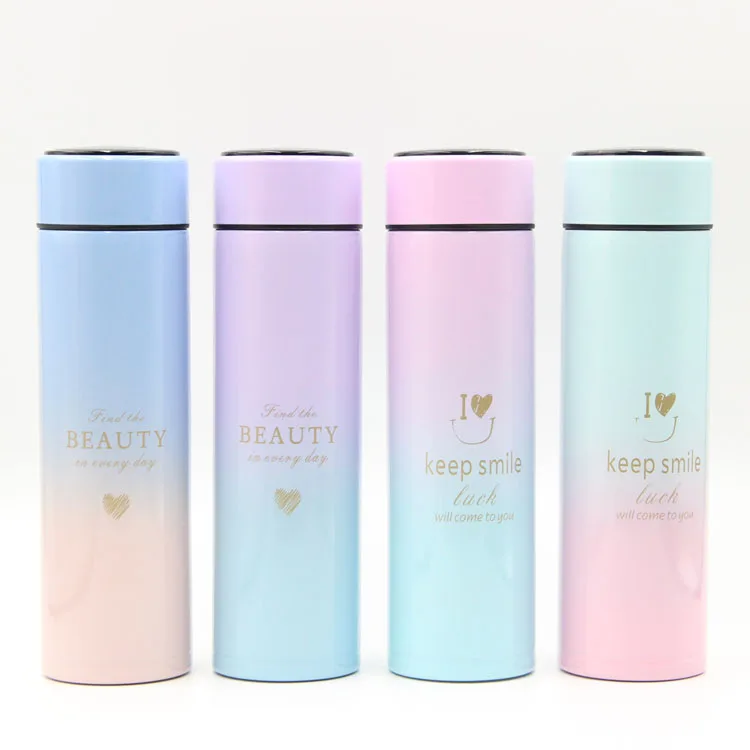 

WLV039 insulated water bottle double walled stainless steel water bottles wholesale smart thermos, Customized color acceptable