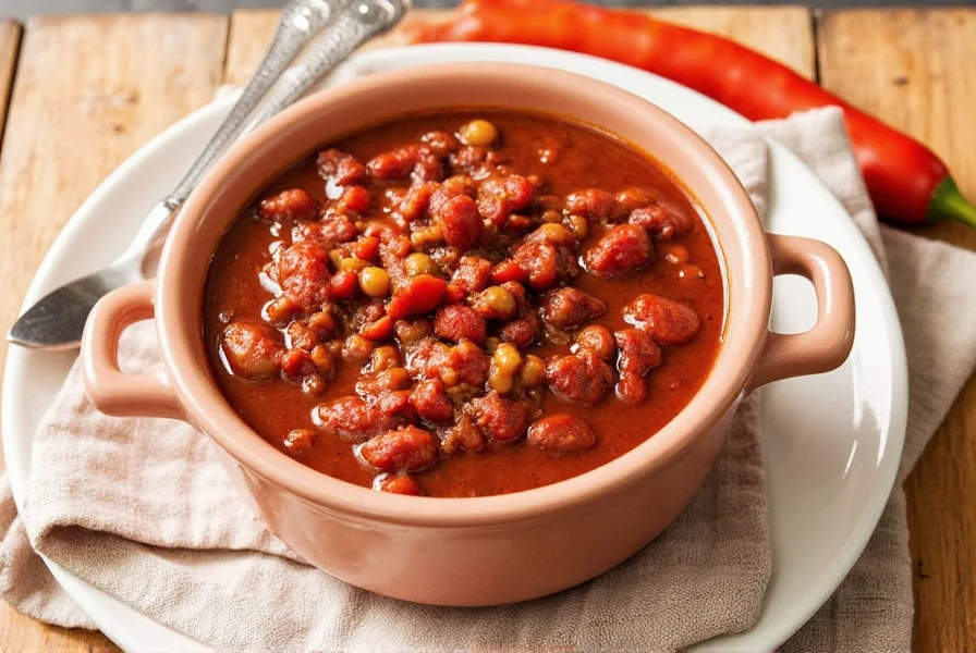 Chili Homemade Ingredients
