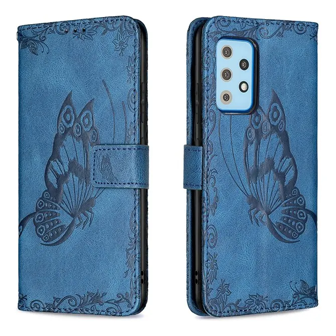 

Retro Butterfly Wallet Leather Phone Case For Samsung Galaxy S21 Plus S20 Ultra S21 FE A02 A72 A52 4G 5G A02S A32 A12 Flip Cover