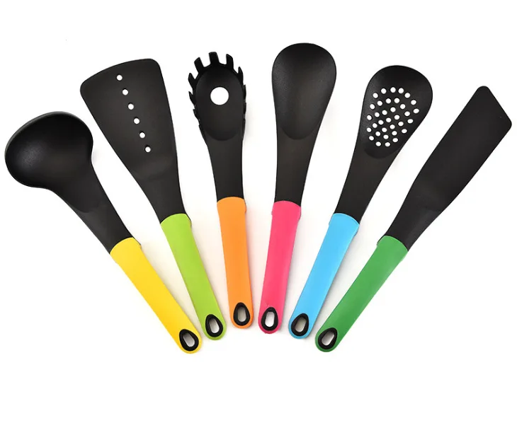 

Wholesale household non-stick spatula cooking tools 6-piece nylon kitchen utensils