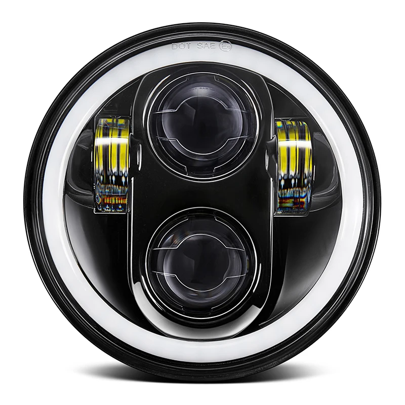 

5 3/4inch Blackout 5.75 inch LED Headlight With Daylight for Motorcycle