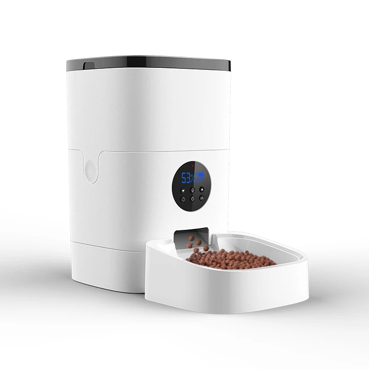 

Wholesale Dog Feeder Luxury 4L Automatic Smart Camera Pet Food Bowl Feeders, White/ black /sky bule/pink